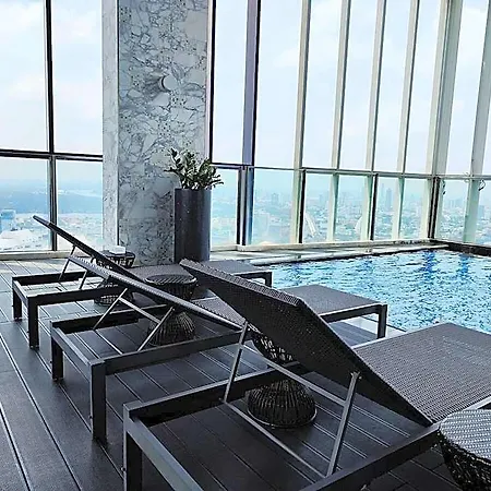 Rooftop Pool Gym Luxury Cozy Studio Free Wifi 612