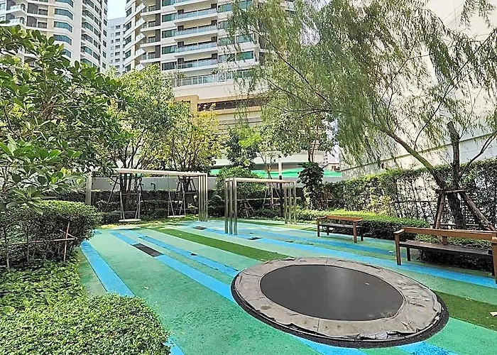 Rooftop Pool Gym Luxury Cozy Free Wifi 612 Bangkok