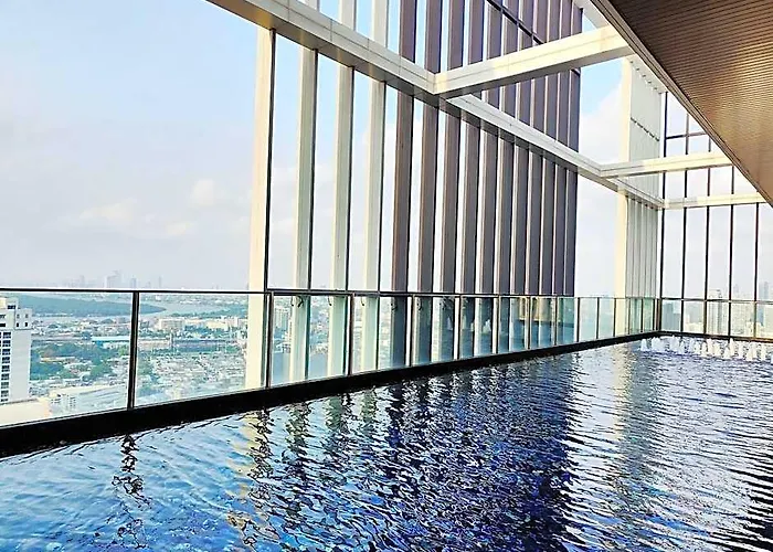 Hotell Rooftop Pool Gym Luxury Cozy Free Wifi 612 4*