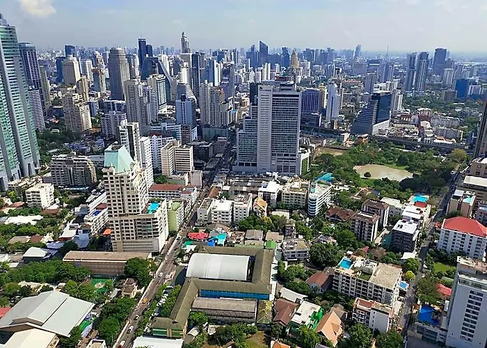 Rooftop Pool Gym Luxury Cozy Free Wifi 612 4* Bangkok