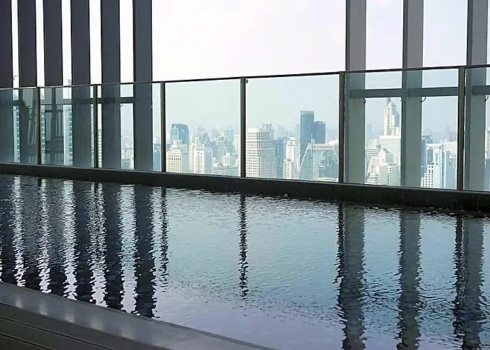 Rooftop Pool Gym Luxury Cozy Free Wifi 612 Hotell