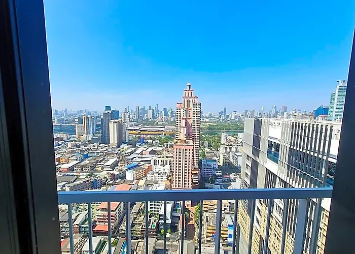 Rooftop Pool Gym Luxury Cozy Free Wifi 612 4* Bangkok